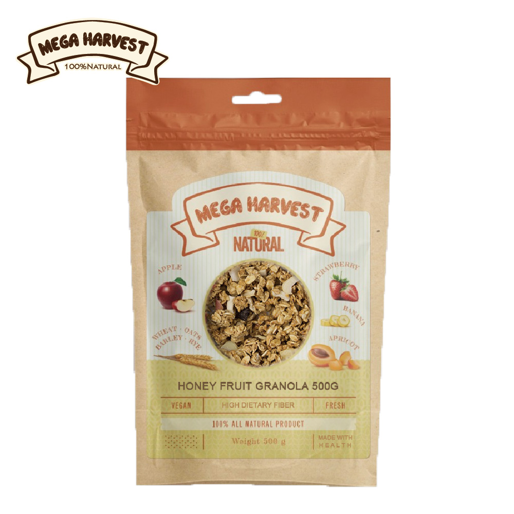 Mega Harvest 蜂蜜什錦水果烤脆穀 500g