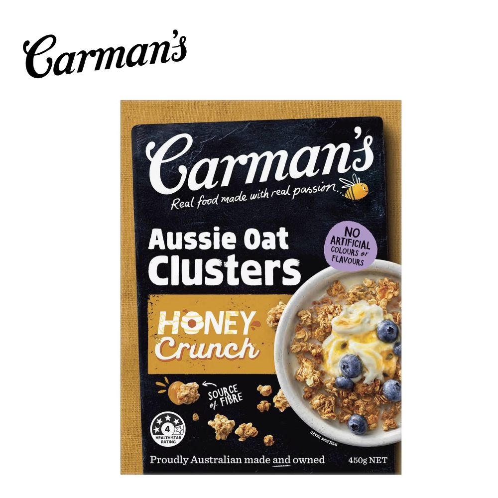 [澳洲 Carmans 蜂蜜脆穀塊 (450g/盒)