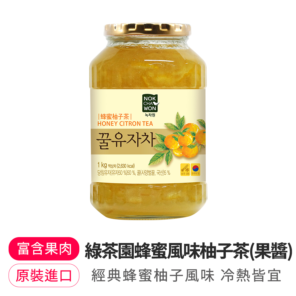 【韓味不二】綠茶園蜂蜜風味柚子茶(果醬)1kg