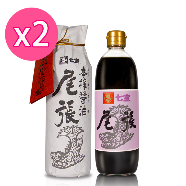 日本原裝進口百年釀造尾張醬油(500毫升/瓶)X2