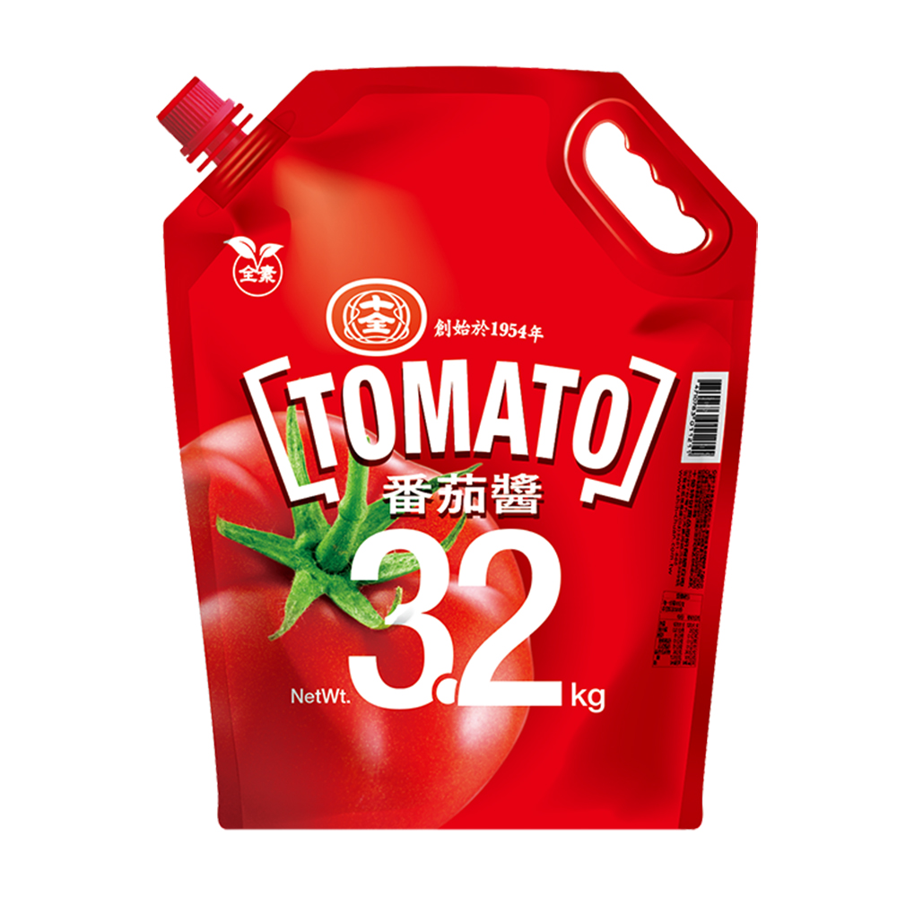 【十全】番茄醬3.2KG(袋裝)