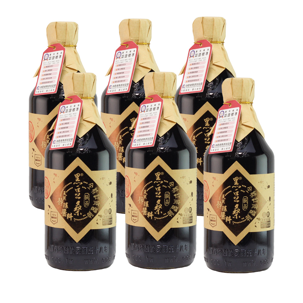 【黑豆桑】天然極品全能缸底醬油６瓶