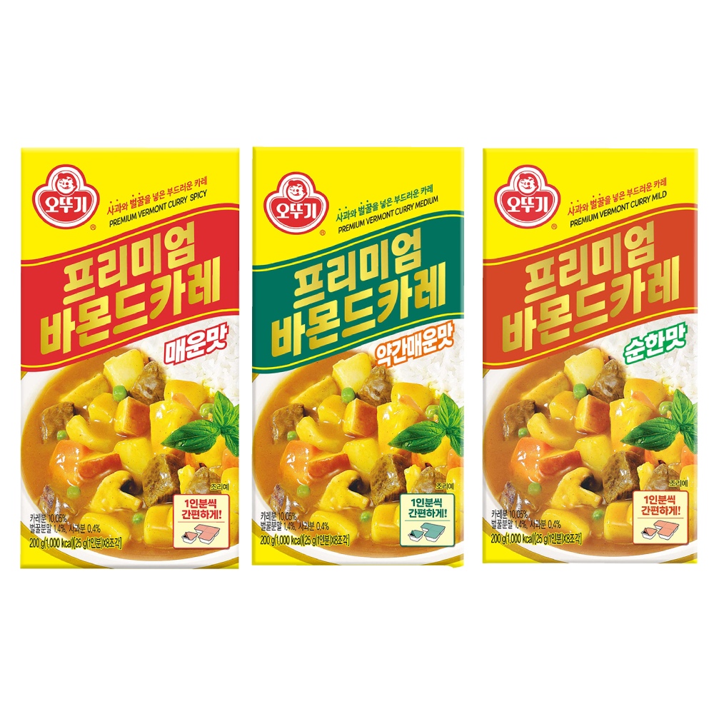 韓國不倒翁-金咖哩塊200g(原味/微辣/辛辣)