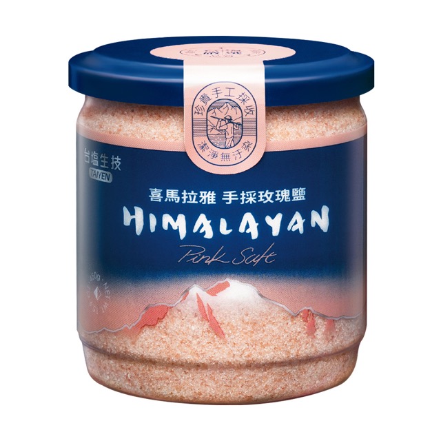 台鹽 喜馬拉雅手採玫瑰鹽(450g/罐)