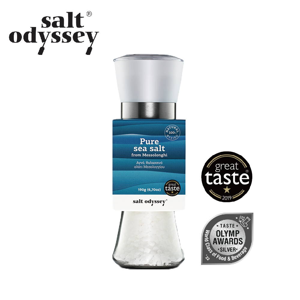 Salt Odyssey 希臘海鹽研磨罐 190g