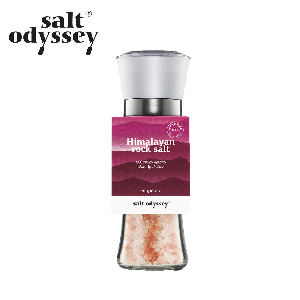 Salt Odyssey 喜馬拉雅山巖鹽研磨罐 190g