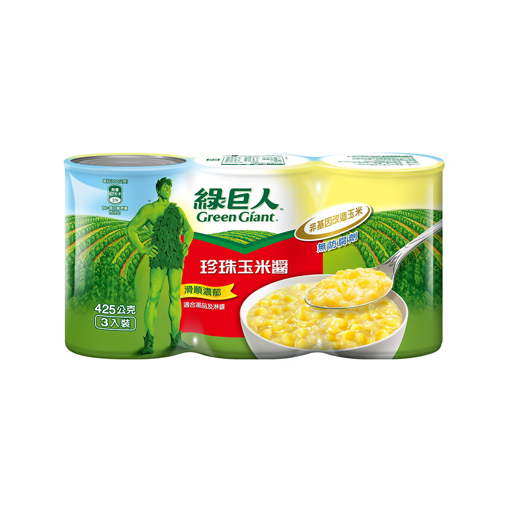 綠巨人珍珠玉米醬(425gX3入/組)