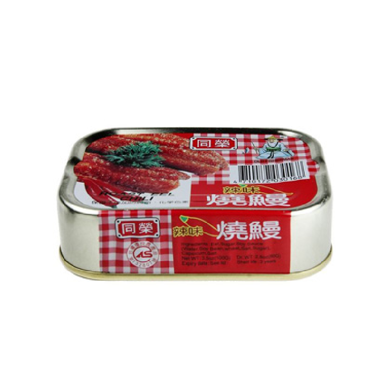 《同榮》 辣味燒鰻-易開罐 (6入/100g)x3