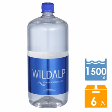 WILDALP 奧地利天然礦泉水(1500ml/6瓶)