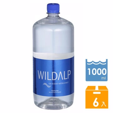 WILDALP 奧地利天然礦泉水(1000ml/6瓶)