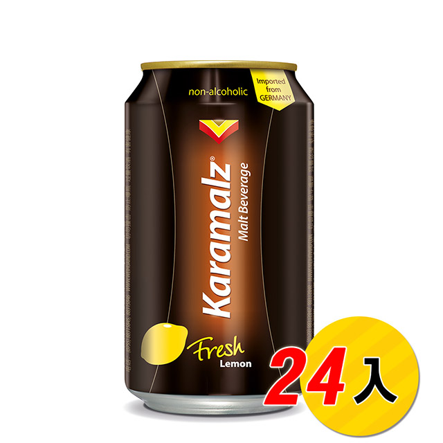 德國進口卡麥隆Karamalz黑麥汁(檸檬)_罐裝(330ml*24入)