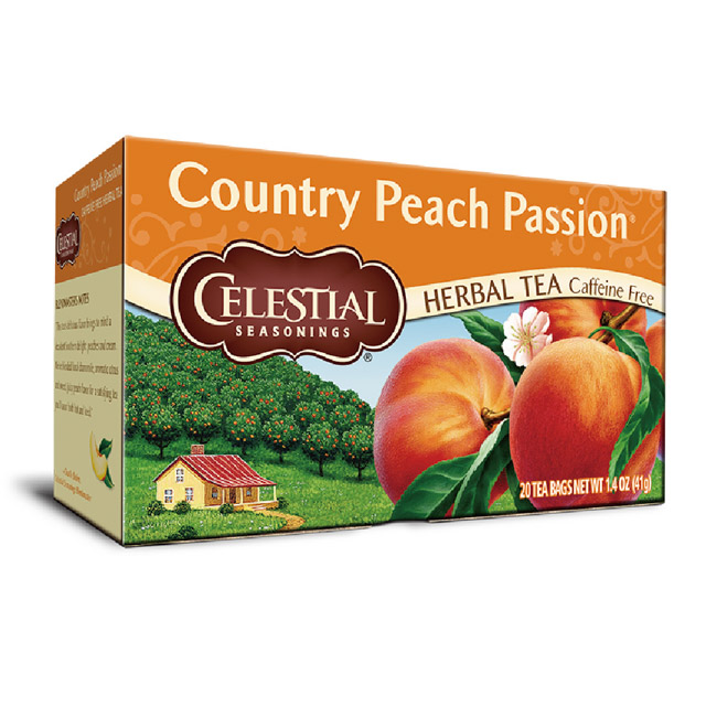 《Celestial Seasonings 詩尚草本》Country Peach Passion 蜜桃風情茶(41g)