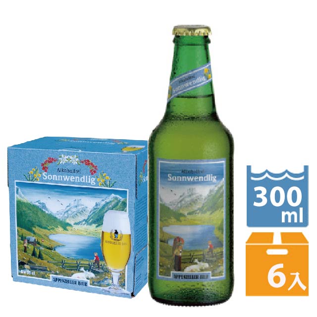 Sonnwendlig 瑞士蒲公英無酒 精啤 酒風味飲料 330ml 6瓶