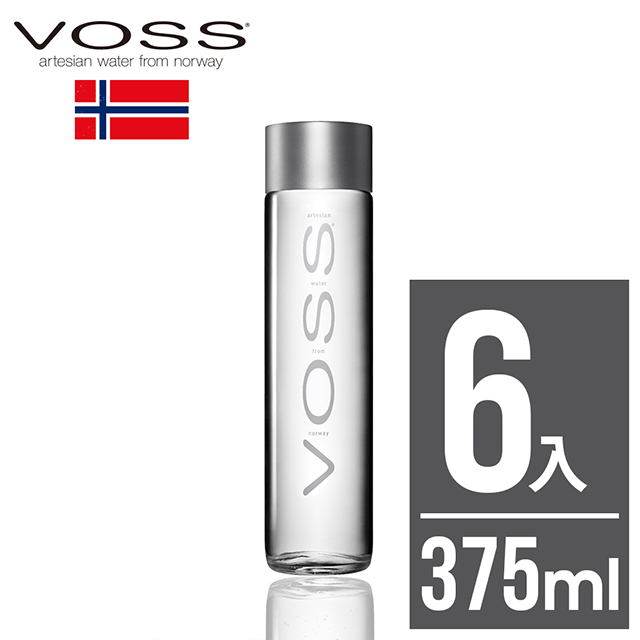 挪威VOSS芙絲極致純淨礦泉水(375mlx6入)