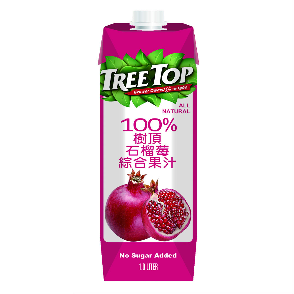 Tree top樹頂100%石榴莓綜合果汁1000ml
