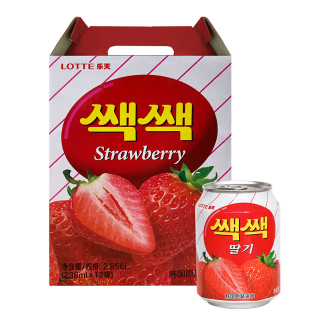 Lotte樂天 草莓汁(238mlx12入)