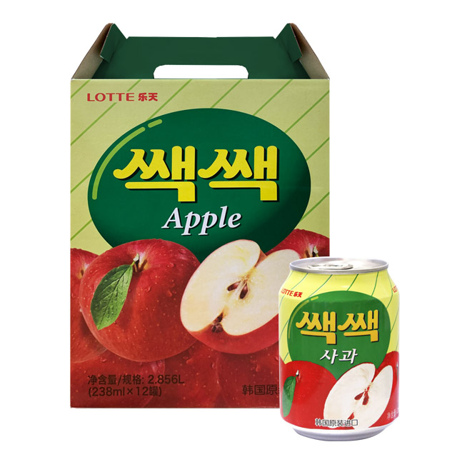 Lotte樂天 蘋果汁(238mlx12入)