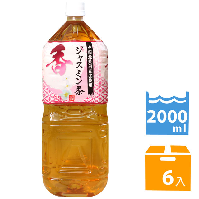 朝日商事 麥凱茉莉花茶 (2000ml*6入)