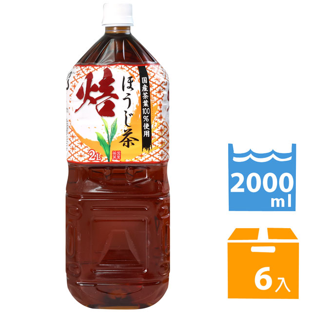 朝日商事 麥凱焙茶 (2000ml*6入)
