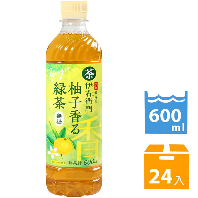 SUNTORY 伊右衛門-柚子香綠茶 (600ml*24入)