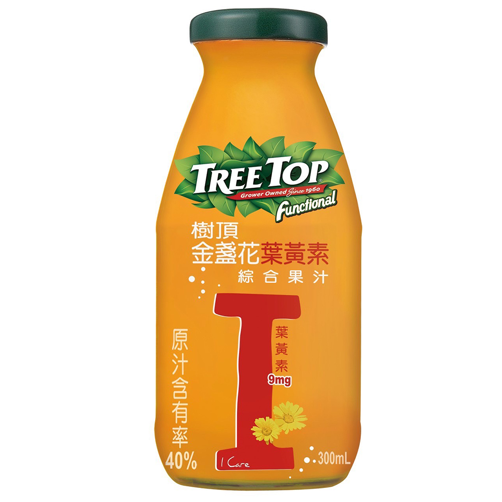 《Treetop》 樹頂金盞花葉黃素綜合果汁300mlx24瓶(玻璃瓶)