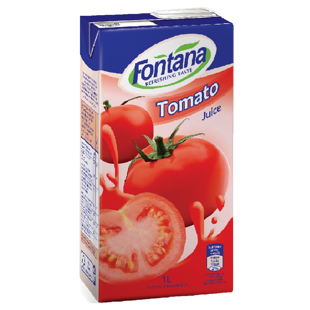 Fontana 蕃茄汁(無鹽)1公升*12瓶
