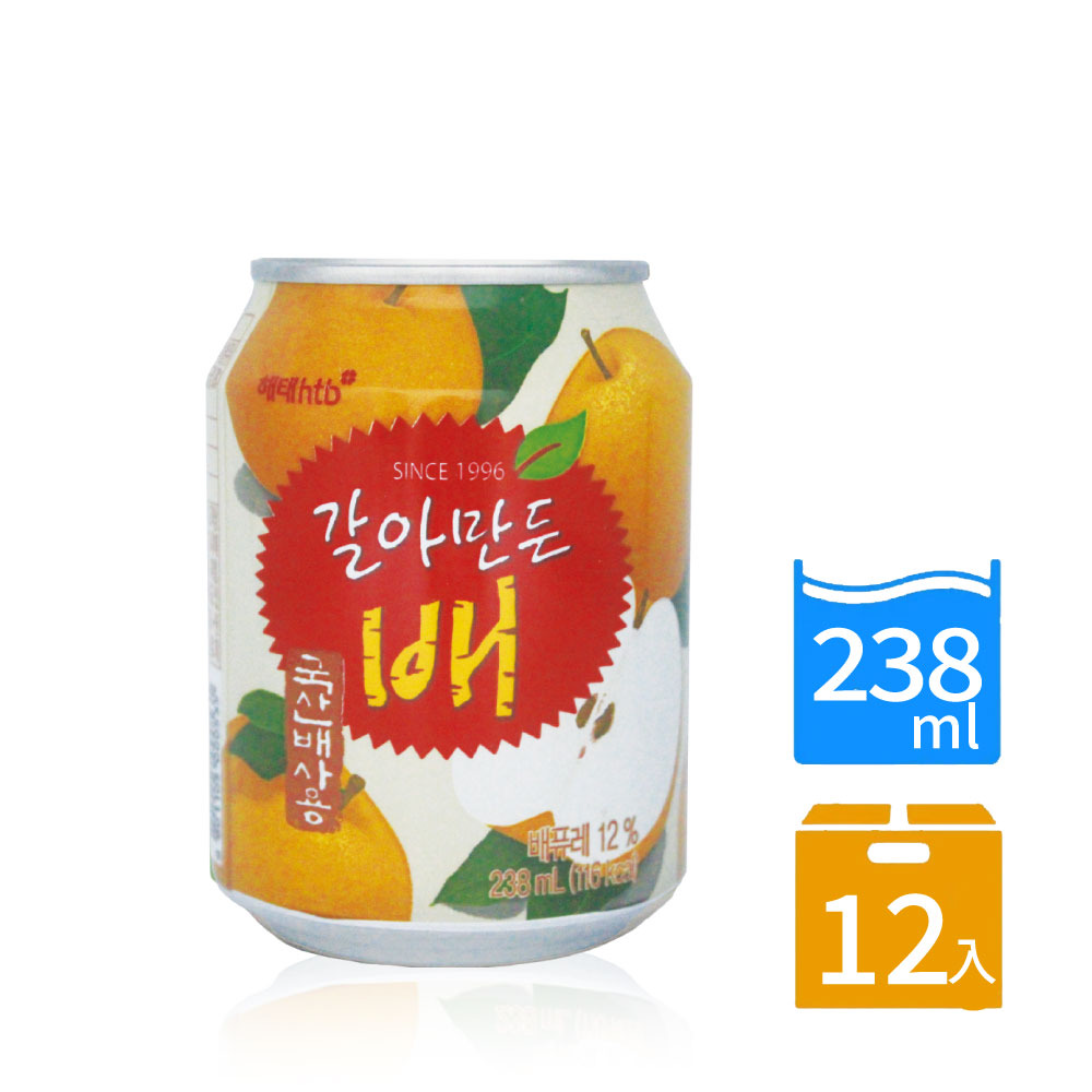 【HAITAI 海太】水梨汁238ml*12入/盒
