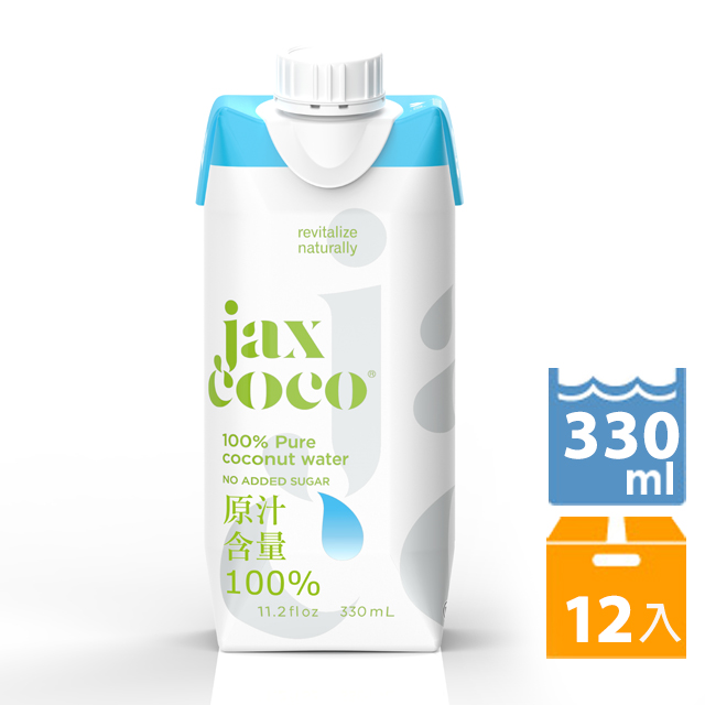 JAXCOCO 椰子水(330ml/12入)