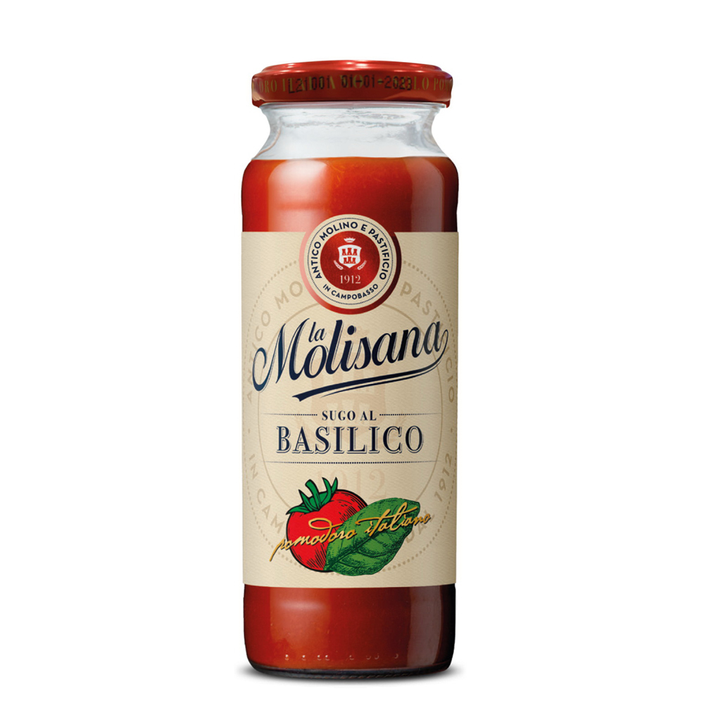 Molisana茉莉羅勒蕃茄義大利麵醬340g/罐
