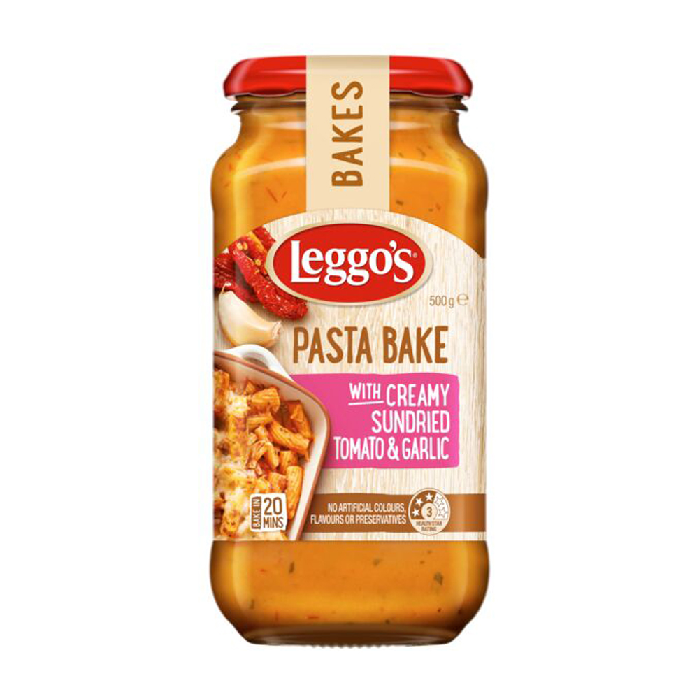 《Leggos立格仕》義大利焗麵醬(日曬番茄及大蒜)(500g)