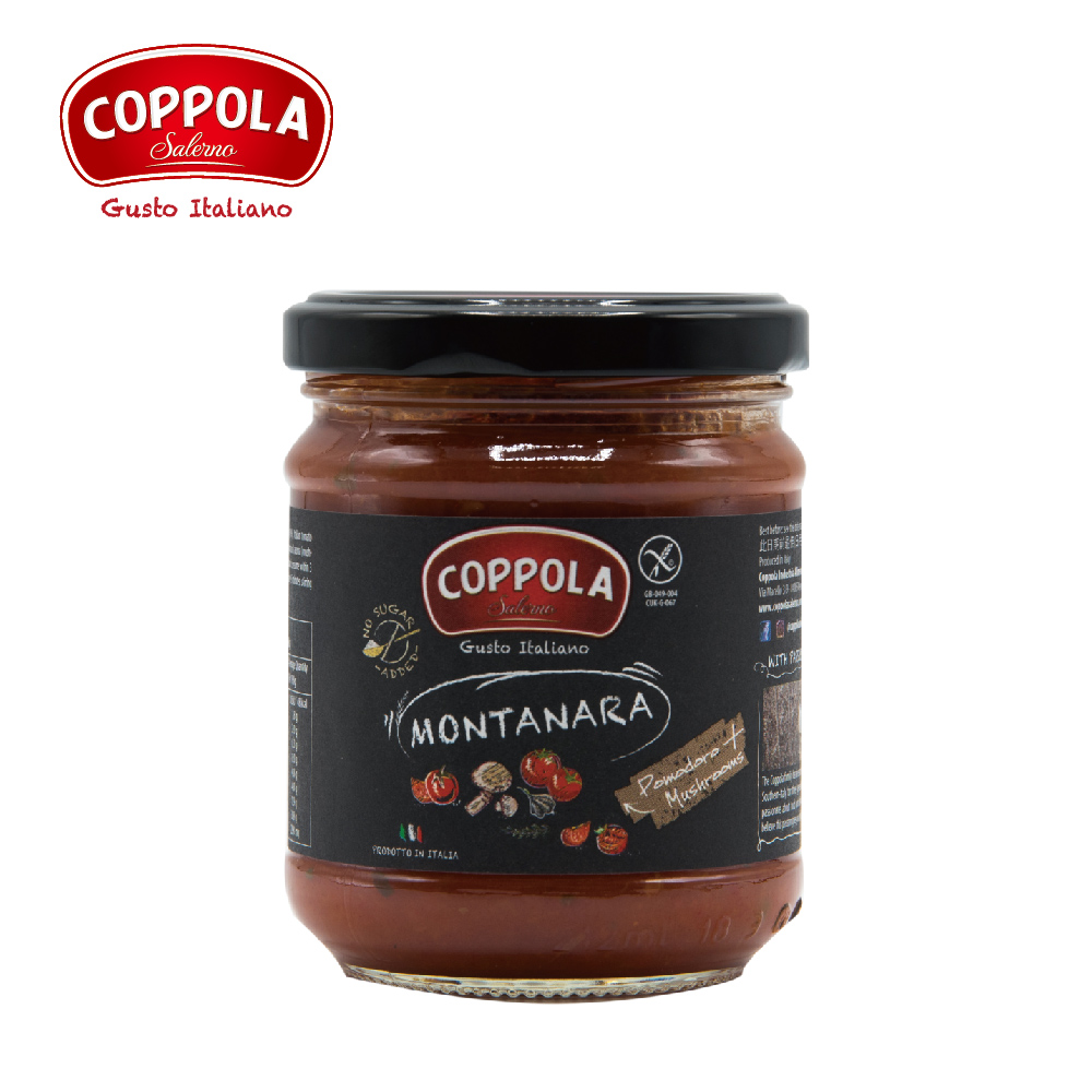 Coppola 無加糖蘑菇番茄麵醬 180g