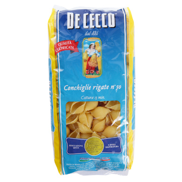 《DE CECCO》得科義大利麵-貝殼麵N.50(500g)