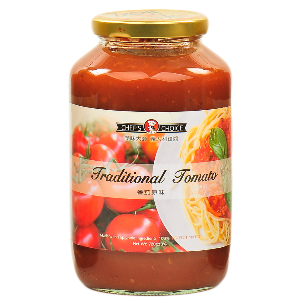 義大利麵醬-蕃茄原味 720g