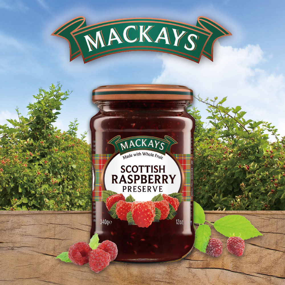 Mackays 蘇格蘭梅凱覆盆莓果醬 340g