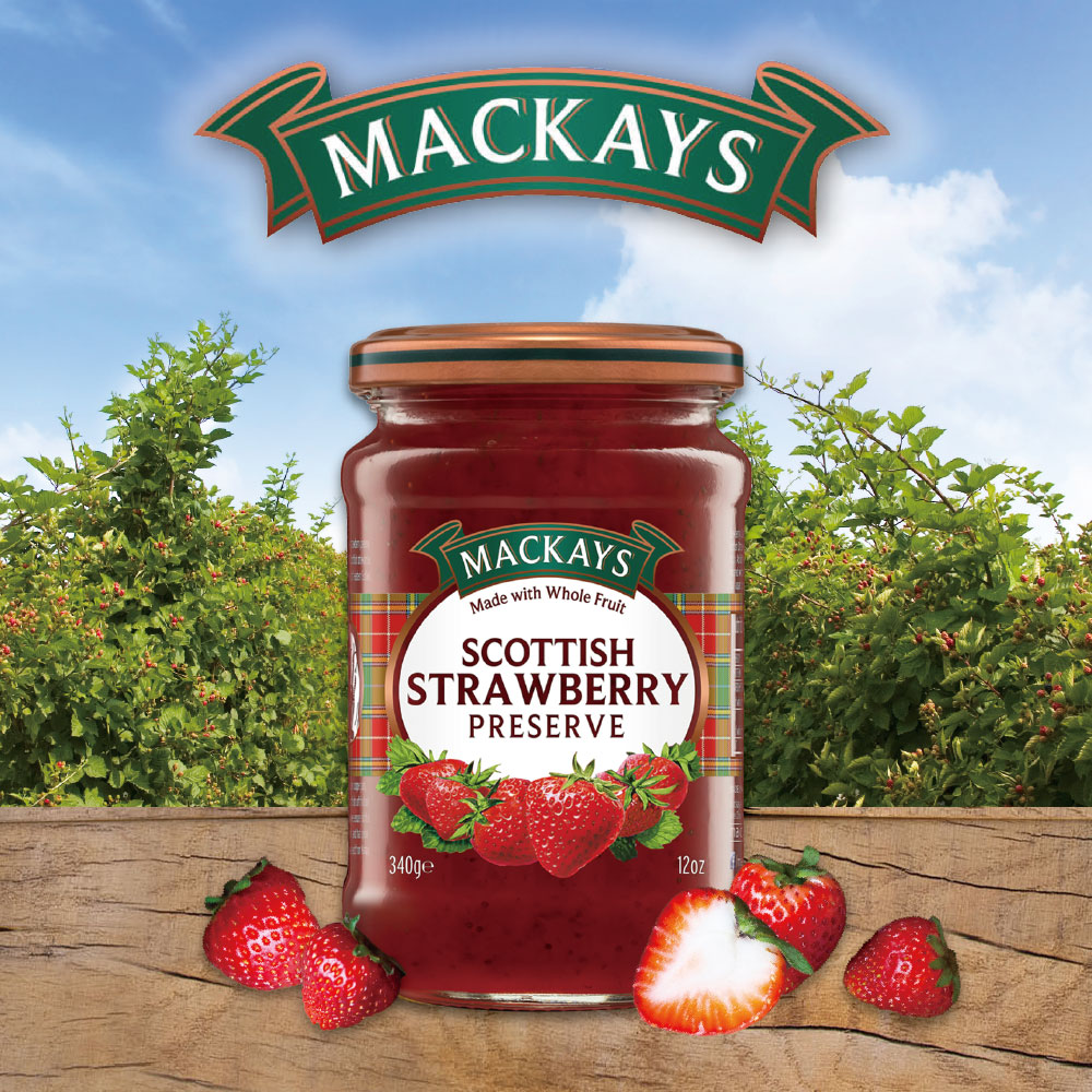 Mackays 蘇格蘭梅凱草莓果醬 340g