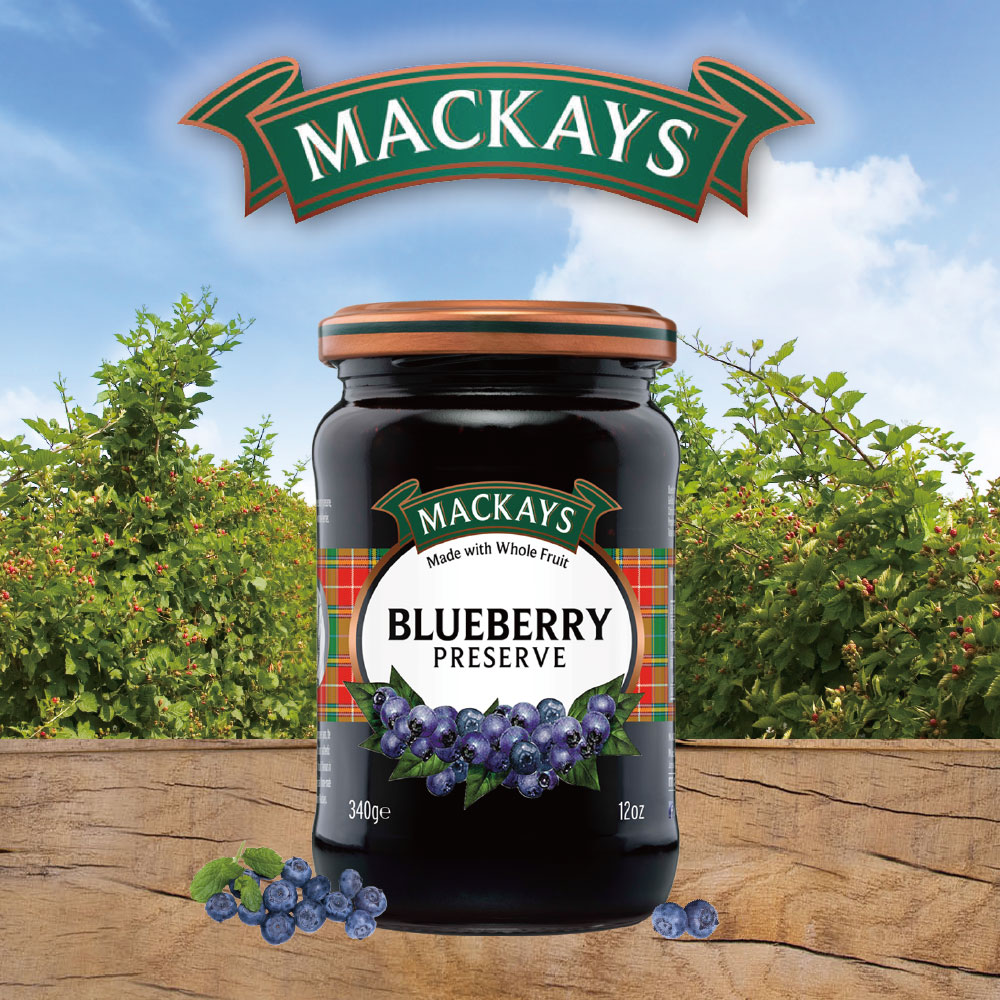 Mackays 蘇格蘭梅凱藍莓果醬 340g