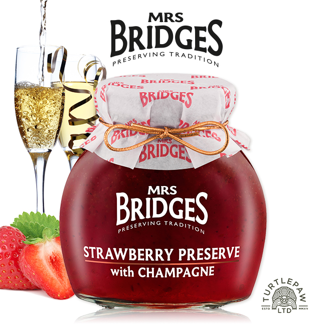 【MRS.BRIDGES】英橋夫人草莓香檳果醬(340公克)