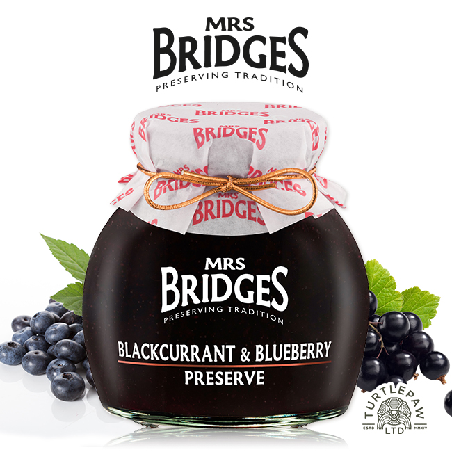 【MRS.BRIDGES】英橋夫人黑醋栗藍莓果醬(340公克)