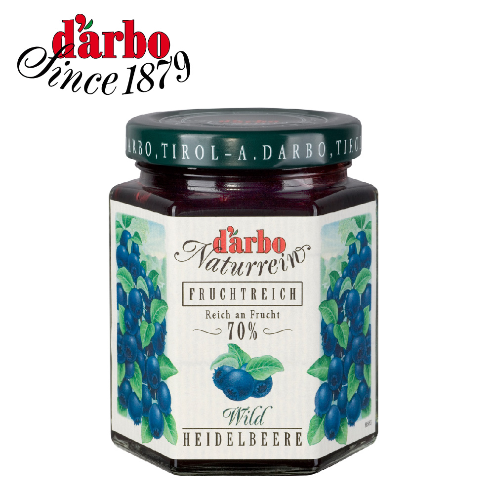 Darbo 70%果肉蒂羅爾藍莓果醬 200g