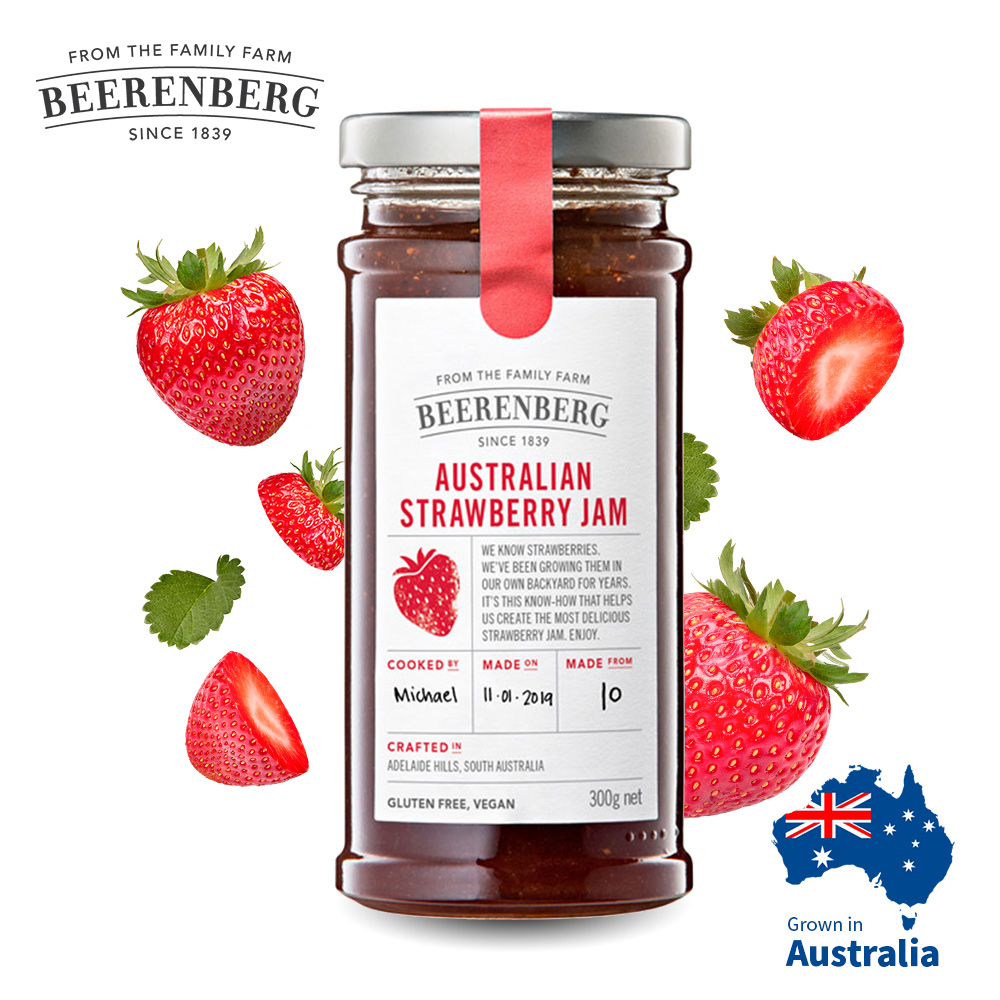 澳洲Beerenberg-草莓果醬-300g(Strawberry)
