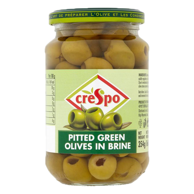 《Crespo》瑰寶去籽綠橄欖(333g)
