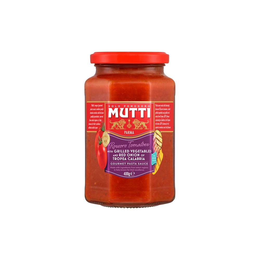 MUTTI慕堤碳烤蔬菜番茄麵醬(400G)