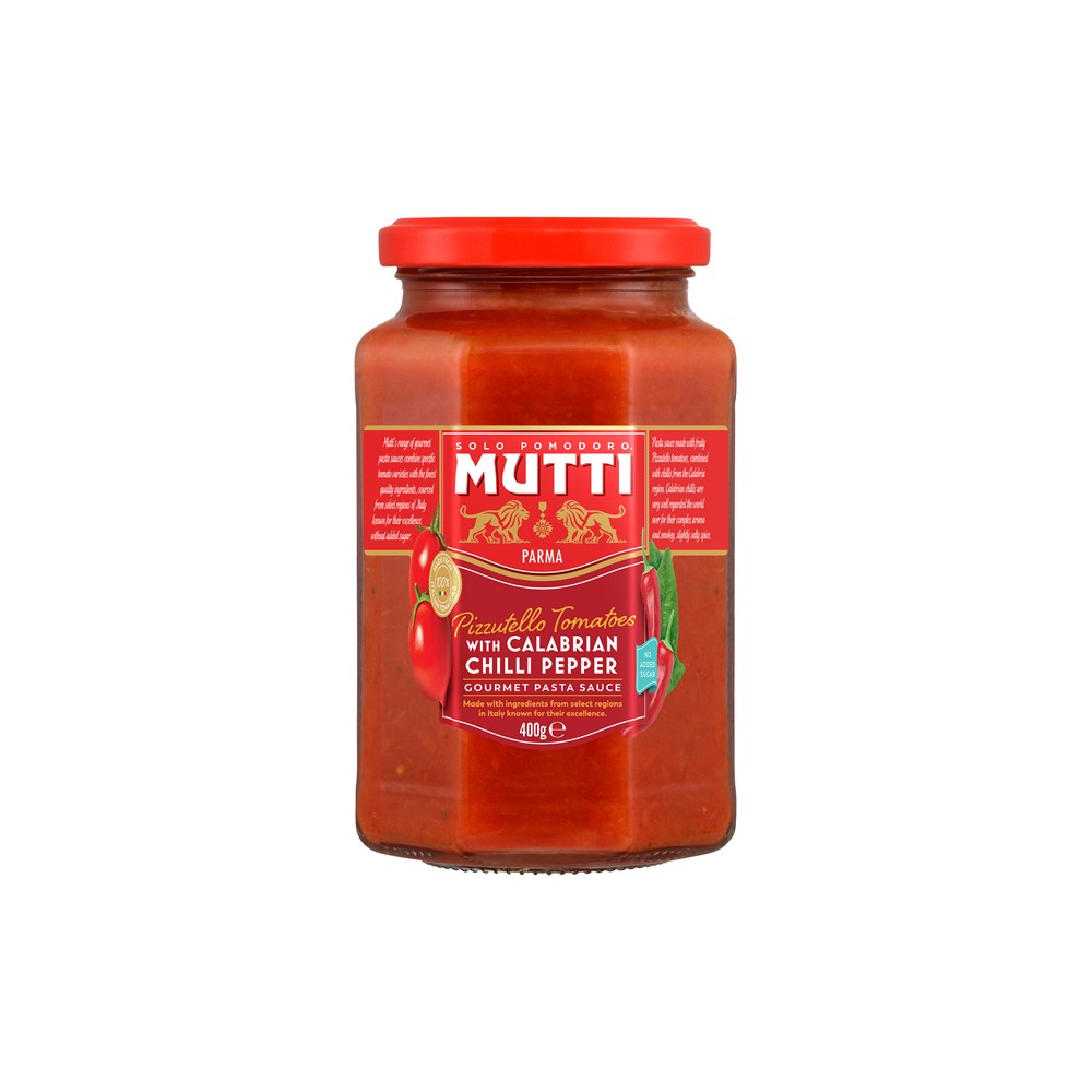 MUTTI慕堤義式番茄辣味麵醬(400G)