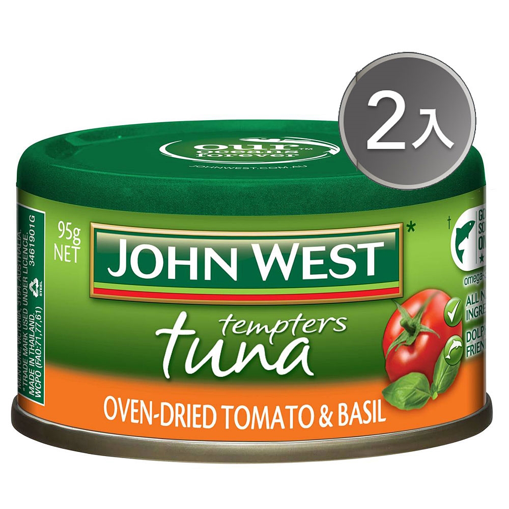 JOHN.WEST.TEMPTERS番茄羅勒鮪魚(95Gx2入)