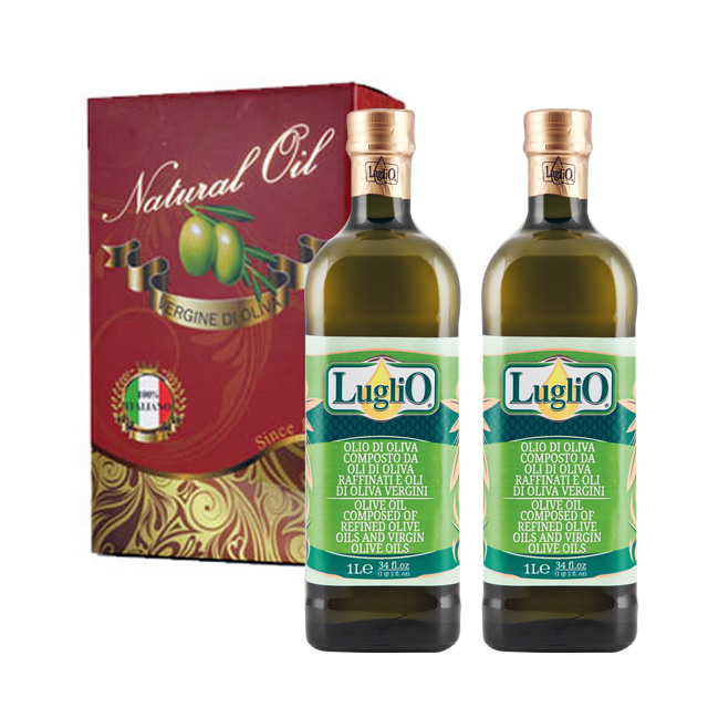 LugliO 義大利羅里奧特級橄欖油禮盒組(1000mlx2瓶)