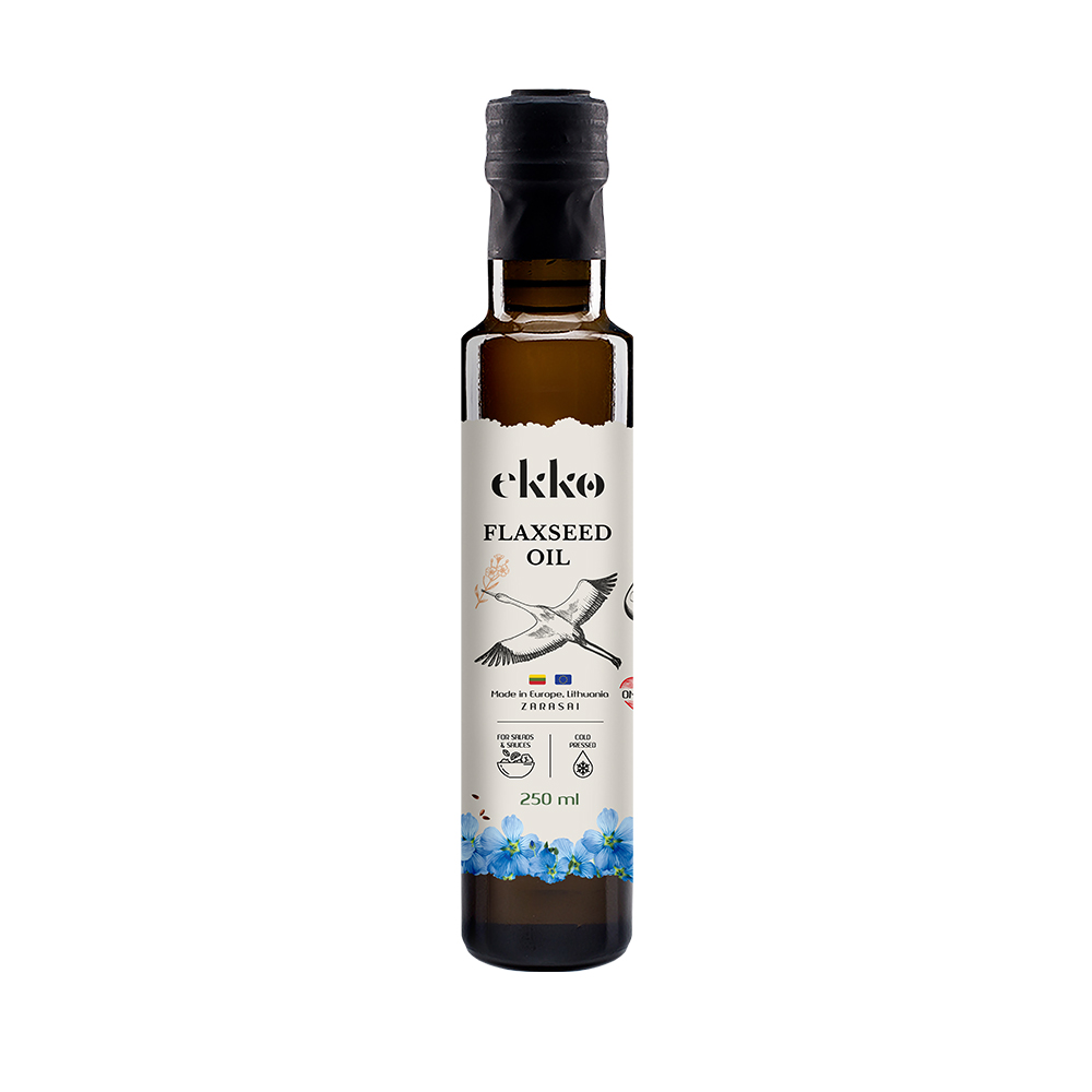立陶宛EKKO冷壓初榨亞麻籽油250ml