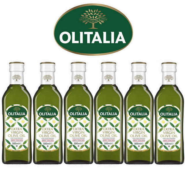 (Olitalia)奧利塔超值冷壓初榨橄欖油禮盒組(500mlx6瓶)