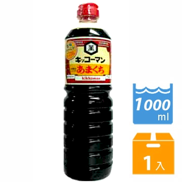 龜甲萬醬油1L-甘口(1000ml)