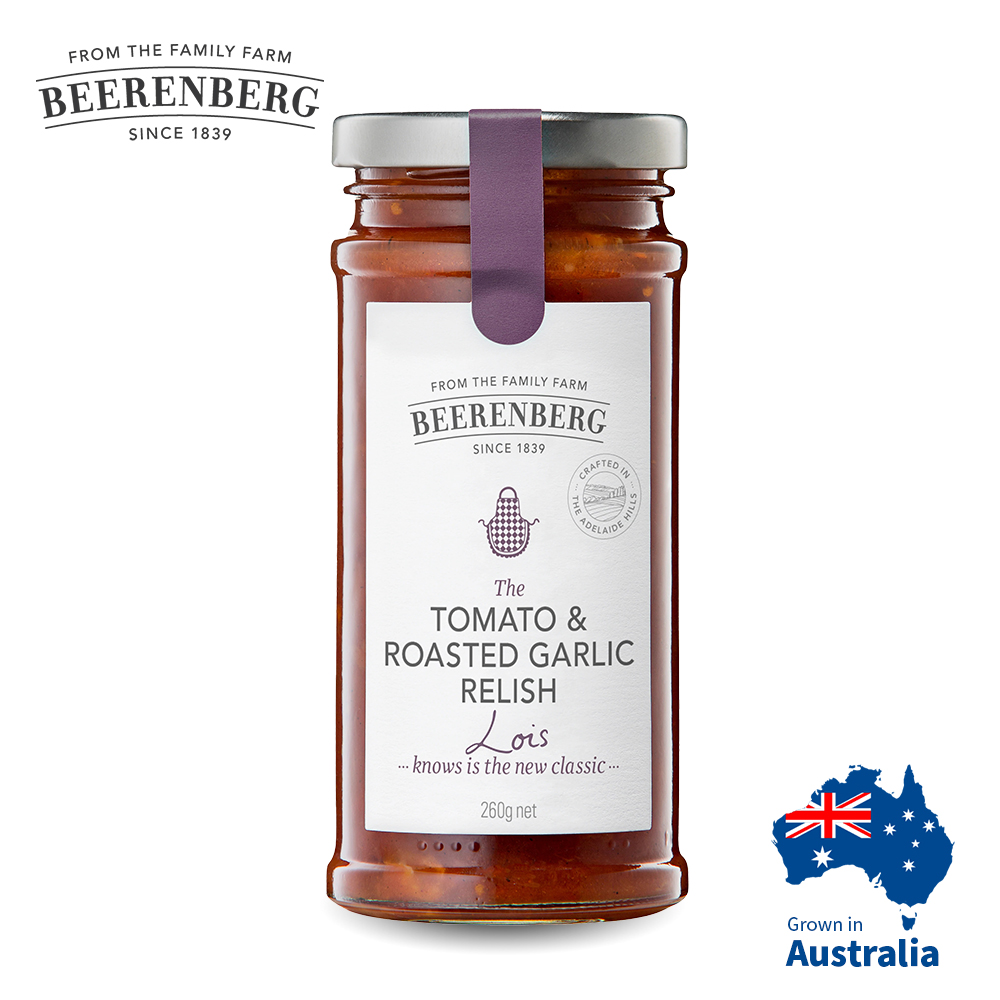澳洲Beerenberg-蕃茄蒜烤風味醬-260g(Tomato & Roast Garlic)
