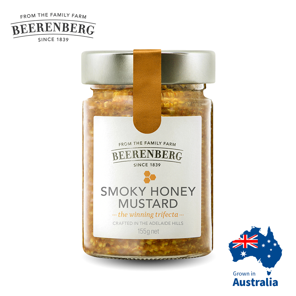 Beerenberg-澳洲煙燻蜂蜜芥末醬-150g(Smoky Honey Mustard)
